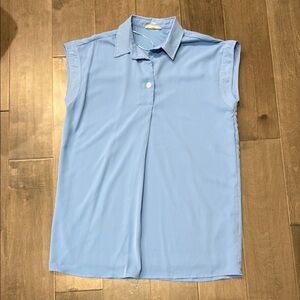 Sleeveless Blue Women's Dress